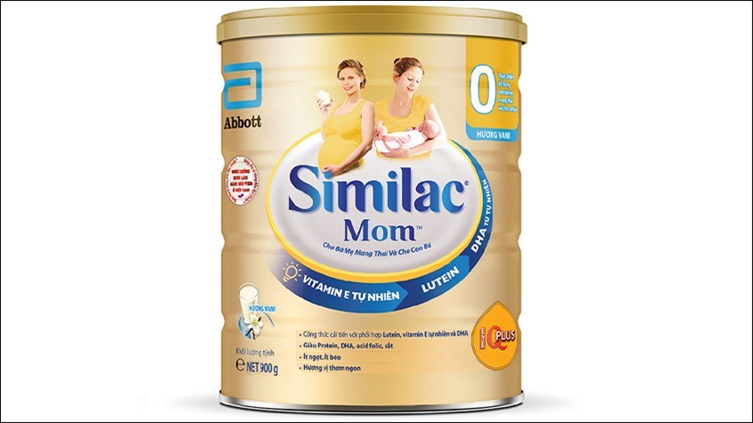 Sữa bầu Similac Mom hương vani 900g