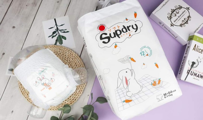 Bỉm Supdry có giá từ 200.000 – 260.000 VNĐ tùy theo size