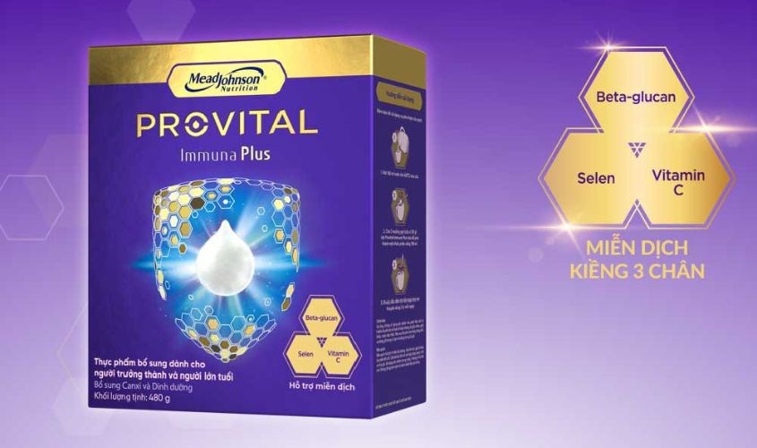 Sữa bột Provital Immuna Plus 480g