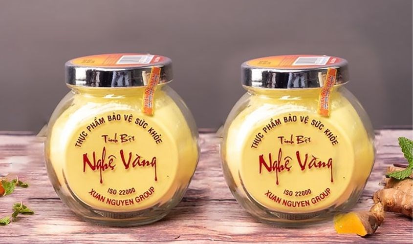 Tinh bột nghệ vàng Xuân Nguyên hũ 75g