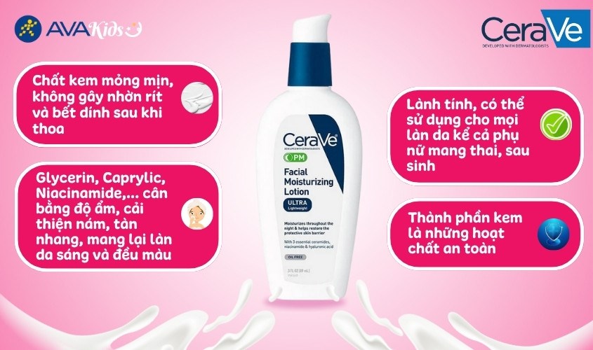 Kem dưỡng ẩm Cerave Moisturizing Lotion