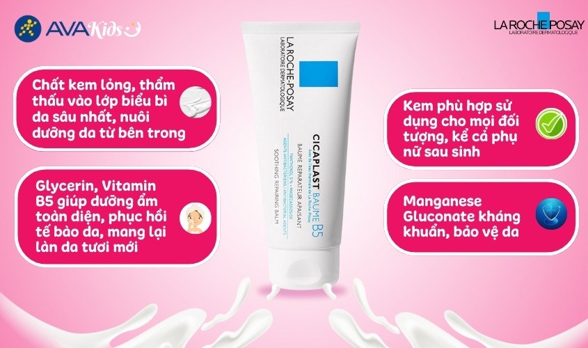 Kem dưỡng La Roche - Posay Cicaplast Gel B5