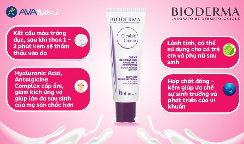 Kem dưỡng Bioderma Cicabio