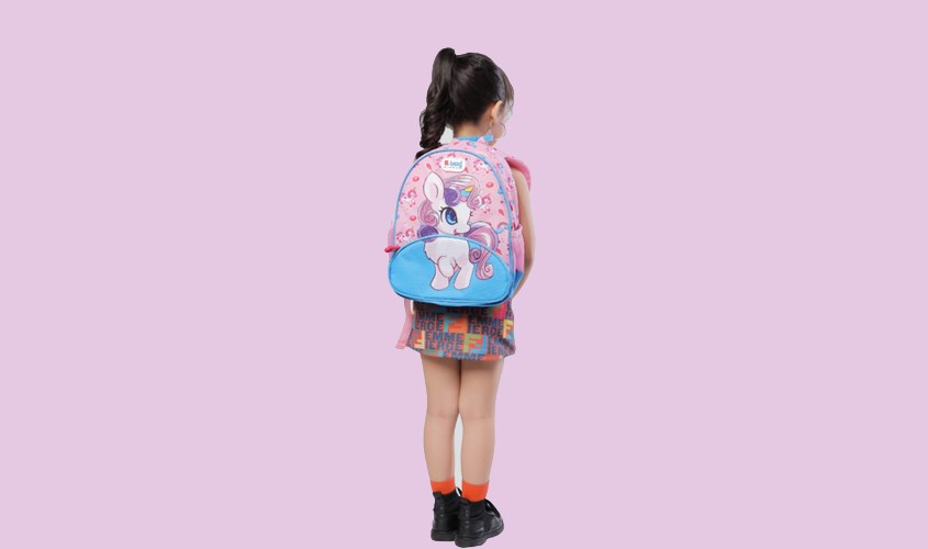 Balo mẫu giáo B.Bag Buddy-Unicorn B-12-099 Hồng