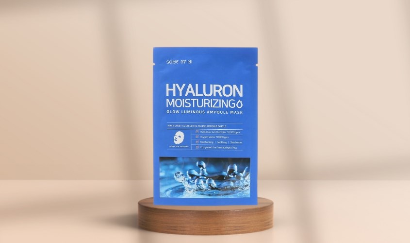 Mặt nạ giấy Hyaluronic Acid cấp ẩm sâu Some By Mi Hyaluron Moisturizing 25g