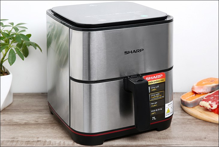 Nồi chiên không dầu Sharp KF-AF70EV-ST 7 lít được bán với giá 3.290.000 đồng (cập nhật 10/05/2023 và có thể thay đổi theo thời gian)