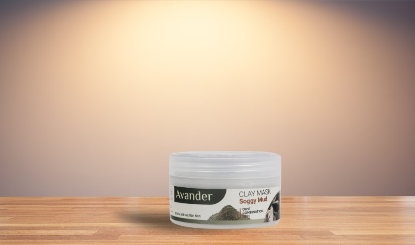 Mặt nạ đất sét Bùn Non làm sạch sâu, dưỡng sáng da Avander 110g (Hũ) 