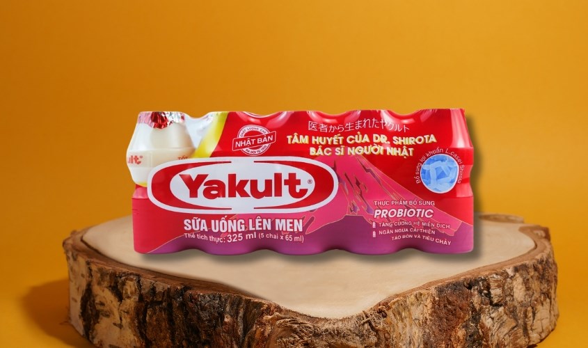 Lốc 5 chai sữa chua uống lên men Yakult 65 ml