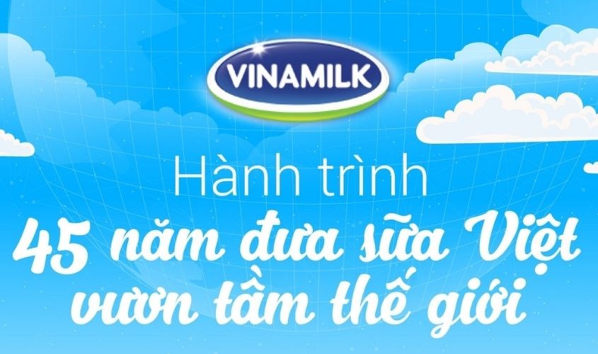 Vinamilk là thương hiệu sữa quen thuộc của người dân Việt Nam