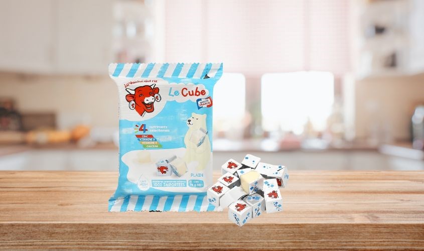 Phô mai Con Bò Cười Le Cube vị sữa gói 78g (15 viên)