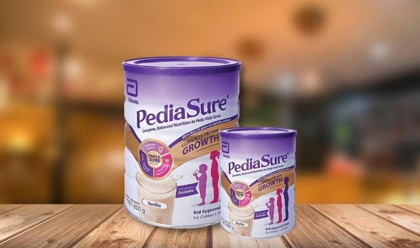 Sữa Pediasure nắp tím (dành cho trẻ từ 1 - 10 tuổi và trên 10 tuổi)