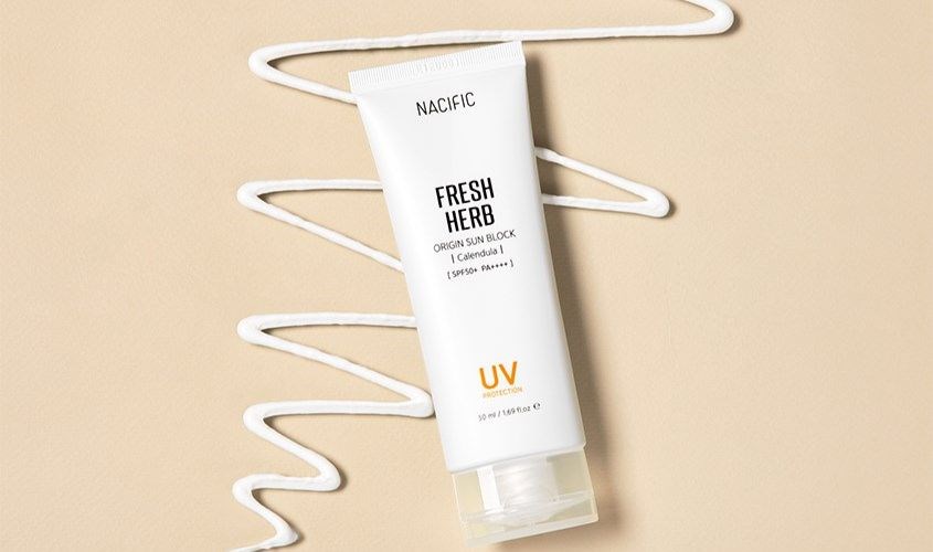 Kem chống nắng làm dịu da Nacific Fresh Herb SPF 50+ PA++++ 50 ml Kem chống nắng làm dịu da Nacific Fresh Herb SPF 50+ PA++++ 50 ml