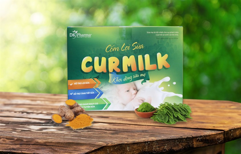 Cốm DK Pharma Curmilk hỗ trợ lợi sữa 20 gói