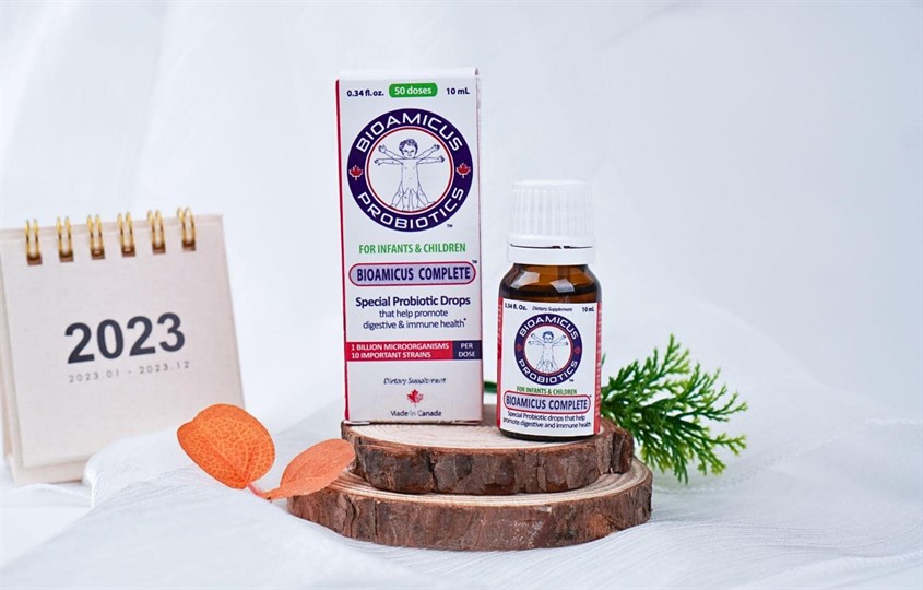 Men vi sinh BioAmicus Complete hỗ trợ cải thiện hệ vi sinh đường ruột 10 ml (từ 0 tháng)