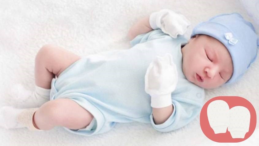 Bao tay có cổ Lullaby NH341M màu trắng