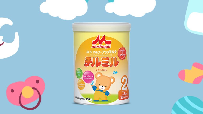 Sữa bột Morinaga Chilmil số 2 850g (6 - 36 tháng)