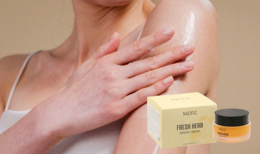 Kem dưỡng sáng và làm dịu da chiết xuất Hoa Cúc Nacific Fresh Herb 50 ml Kem dưỡng sáng và làm dịu da chiết xuất Hoa Cúc Nacific Fresh Herb 50 ml