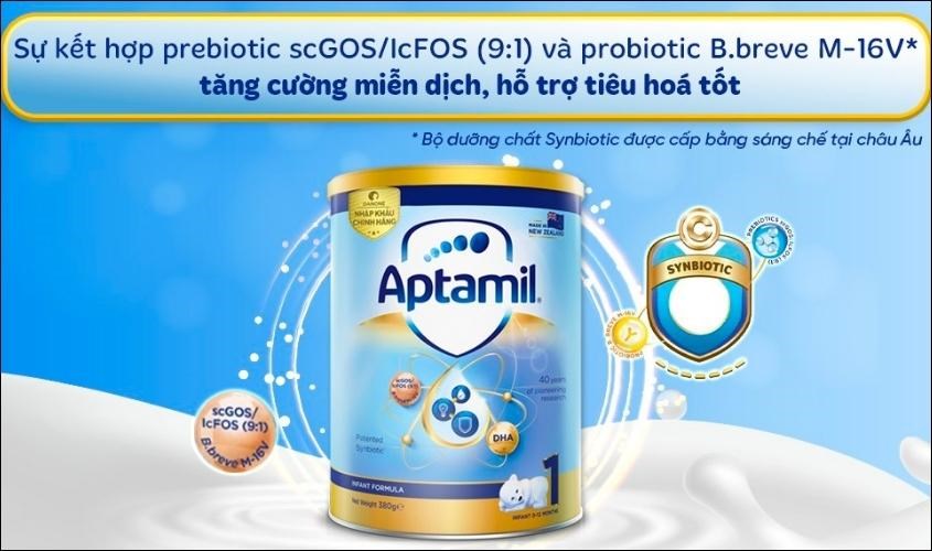 Sữa bột Aptamil Infant Formula số 1 380g (0 - 12 tháng)