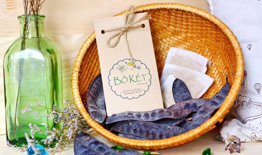 Dầu gội bồ kết dạng túi lọc