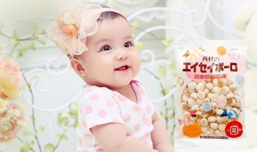 Bánh ăn dặm Boro vị tự nhiên gói 90g (từ 7 tháng)