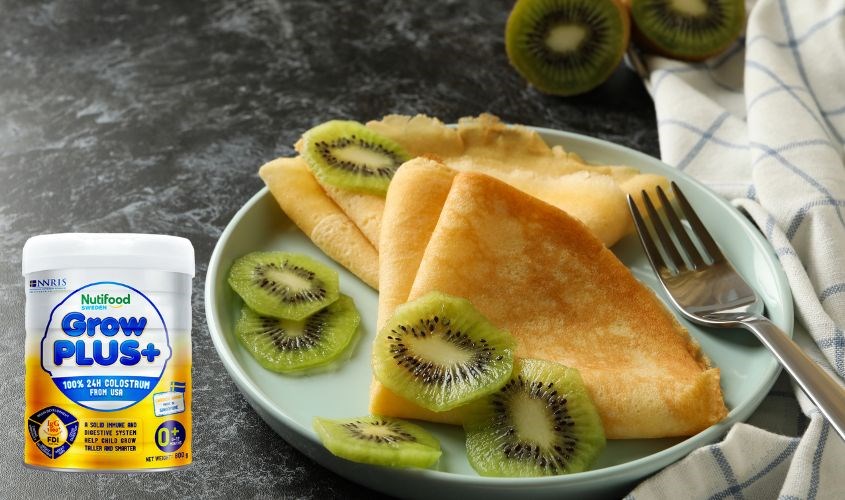 Sữa bột Nutifood GrowPLUS+ vàng (sữa non) hương vani 800g (0 - 12 tháng)