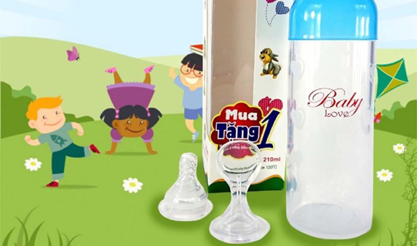 Bình sữa silicon Baby Love