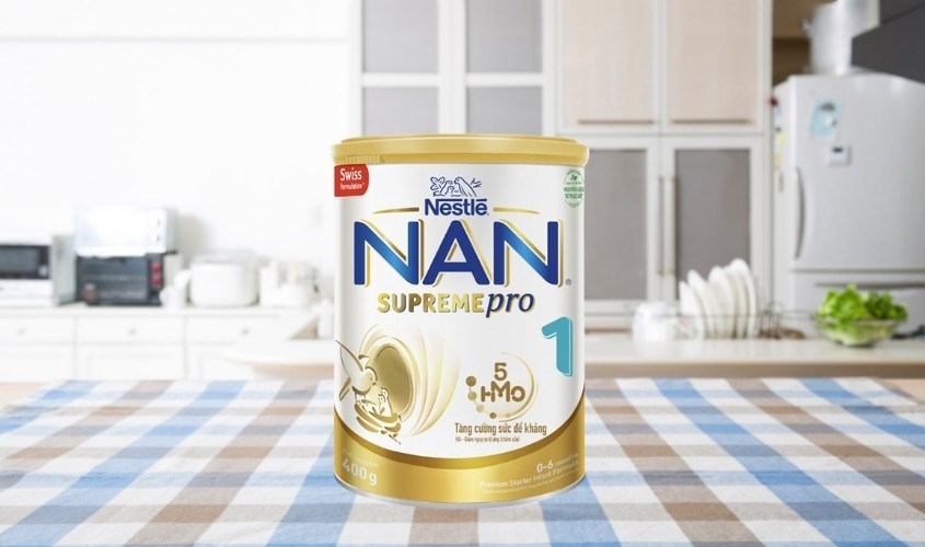 Sữa bột NAN Supremepro số 1 800g (0 - 6 tháng) dành cho trẻ dị ứng đạm sữa bò