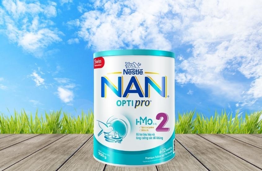 Sữa bột NAN Optipro số 2 900g (6 - 12 tháng)