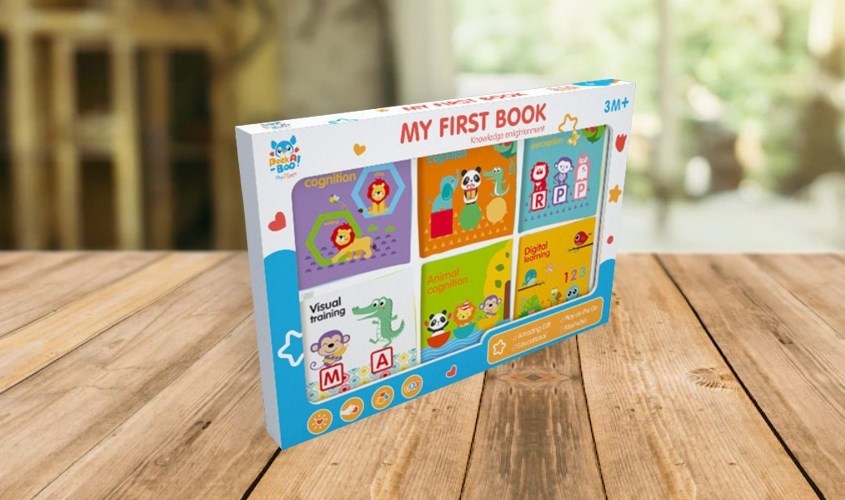 Sách vải đầu tiên cho bé Peek A-Boo 9972