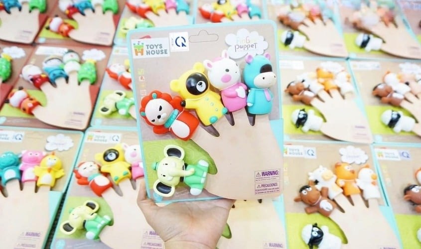 Bộ rối ngón tay hoạt hình vui nhộn