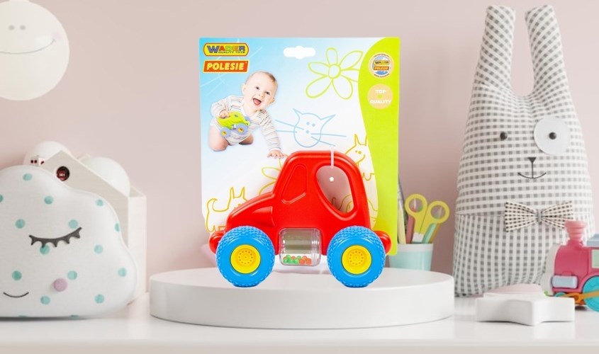 Đồ chơi xe máy kéo lục lạc Gripcar POLESIE PLS-38210