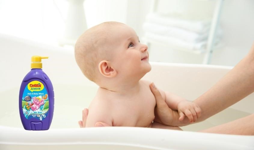 Sữa tắm Carrie Junior phù hợp với làn da nhạy cảm của bé yêu