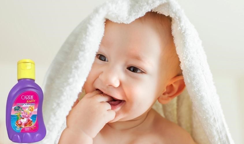 Sữa tắm Carrie Junior mang hương thơm tự nhiên dài lâu