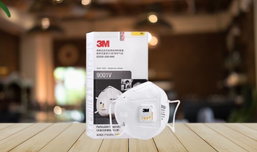 Khẩu trang 3M chính hãng sẽ có tem chống hàng giả và tem bảo hành đầy đủ