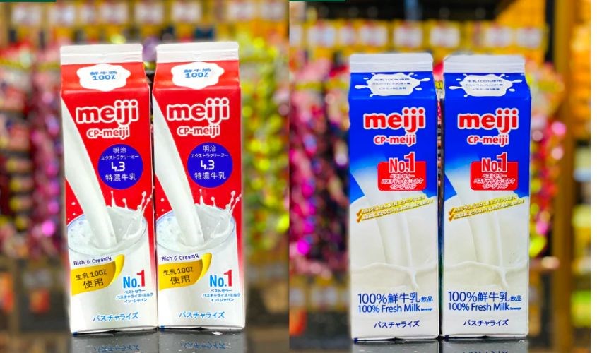 Sữa tươi Meiji là dòng sữa thanh trùng tuyệt vời đến từ Nhật Bản