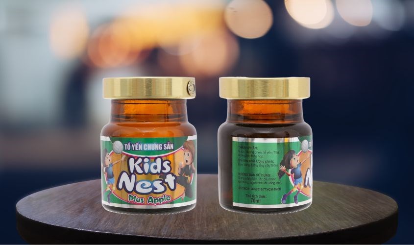 Lốc 6 hũ nước yến sào Sài Gòn Anpha vị táo 70 ml/hũ (từ 1 tuổi)