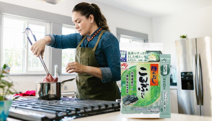 Hạt nêm Ajinomoto rong biển túi 56g bổ sung iot cho bữa ăn thường ngày