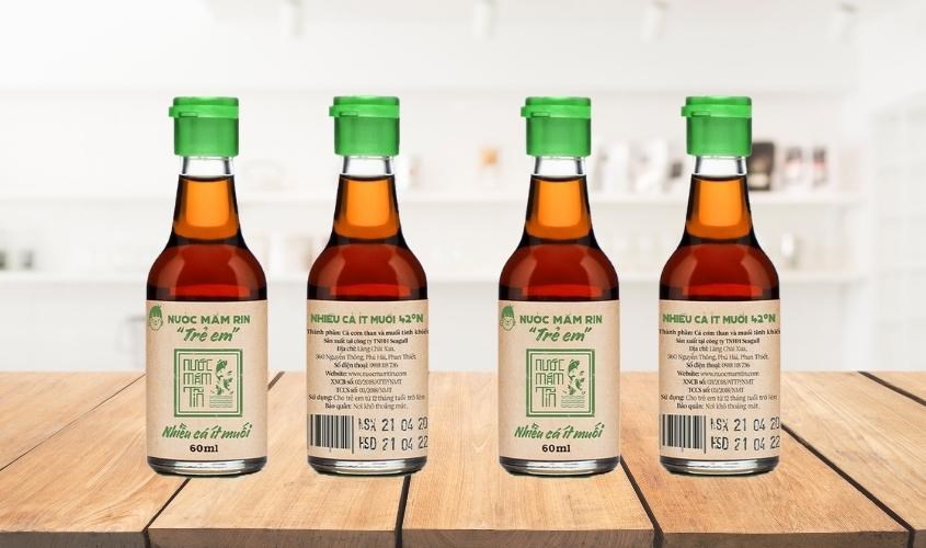 Nước mắm Tĩn ăn dặm cho bé 42°N chai 60 ml