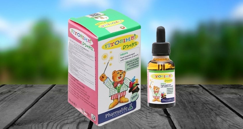 Siro Fitobimbi D3+K2 giảm nguy cơ còi xương 30 ml Siro Fitobimbi D3+K2 giảm nguy cơ còi xương 30 ml