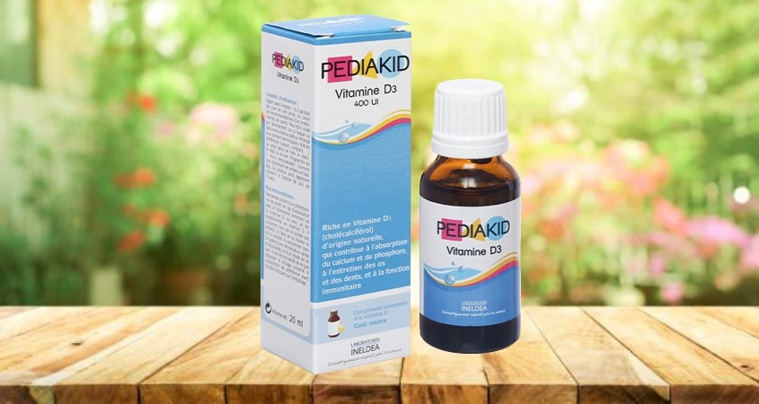 Siro Pediakid Vitamin D3 phát triển xương và răng 20 ml Siro Pediakid Vitamin D3 phát triển xương và răng 20 ml