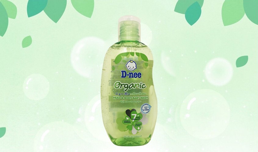 Dầu tắm gội cho bé D-nee Organic chiết xuất rau má 200 ml Dầu tắm gội cho bé D-nee Organic chiết xuất rau má 200 ml