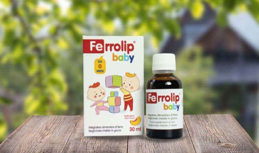 Siro Ferrolip Baby giúp giảm nguy cơ thiếu máu do thiếu sắt 30 ml (từ 0 tháng)