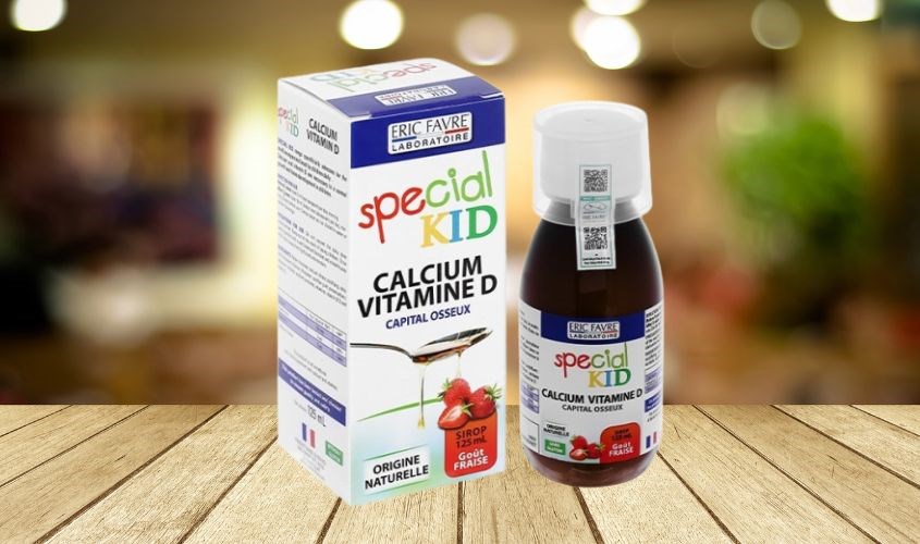 Siro Special Kid Calcium Vitamine D phát triển chiều cao 125 ml (từ 2 tuổi)