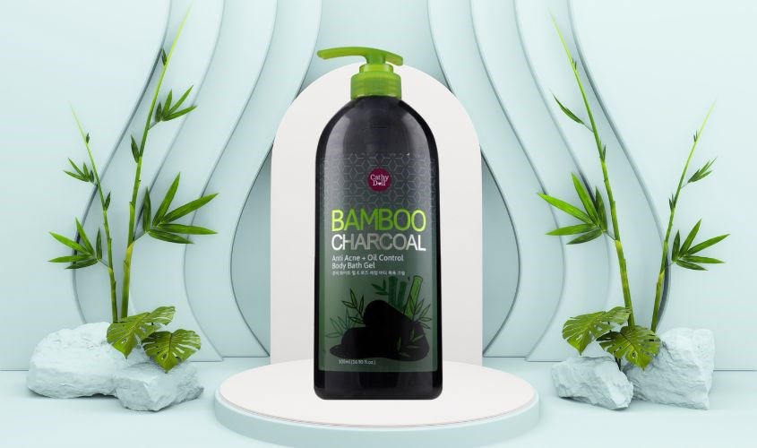 Sữa tắm trị mụn lưng Bamboo Charcoal Cathy Doll