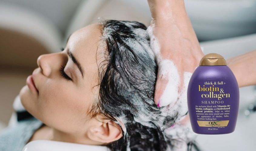Dầu gội OGX Thick Full Biotin Collagen 385 ml