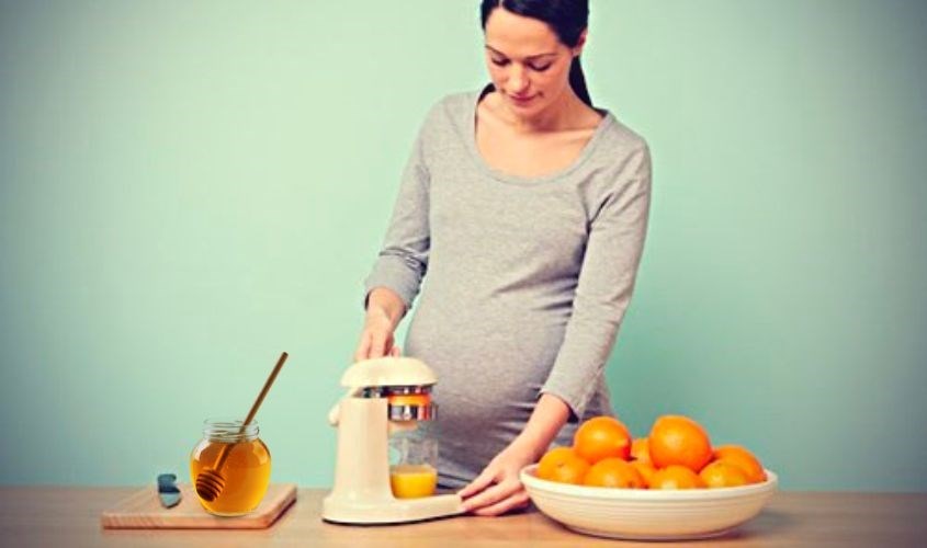 Lưu ý khi mẹ bầu uống nước cam mật ong Lưu ý khi mẹ bầu uống nước cam mật ong