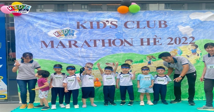 Kid’s Club tổ chức Marathon hè cho các bé. Nguồn hình Kid’s Club Kid’s Club tổ chức Marathon hè cho các bé. Nguồn hình Kid’s Club