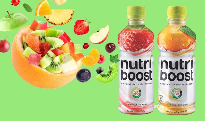 Sữa trái cây Nutriboost có rất nhiều hương vị