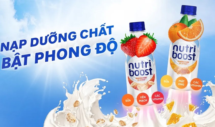 Sữa trái cây Nutriboost cung cấp nhiều dưỡng chất giúp tăng cường hệ miễn dịch