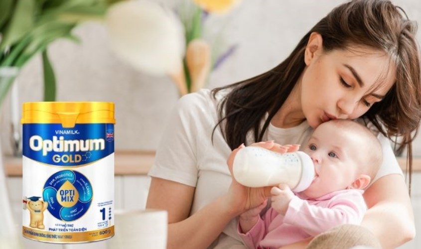 Sữa bột Vinamilk Optimum Gold số 1 800g (0 - 6 tháng) Sữa bột Vinamilk Optimum Gold số 1 800g (0 - 6 tháng)